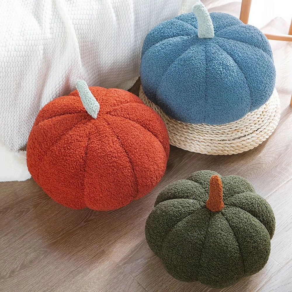 Pumpkin Plush Throw Pillow | Food Stuffed Toy | Adorbs Plushies