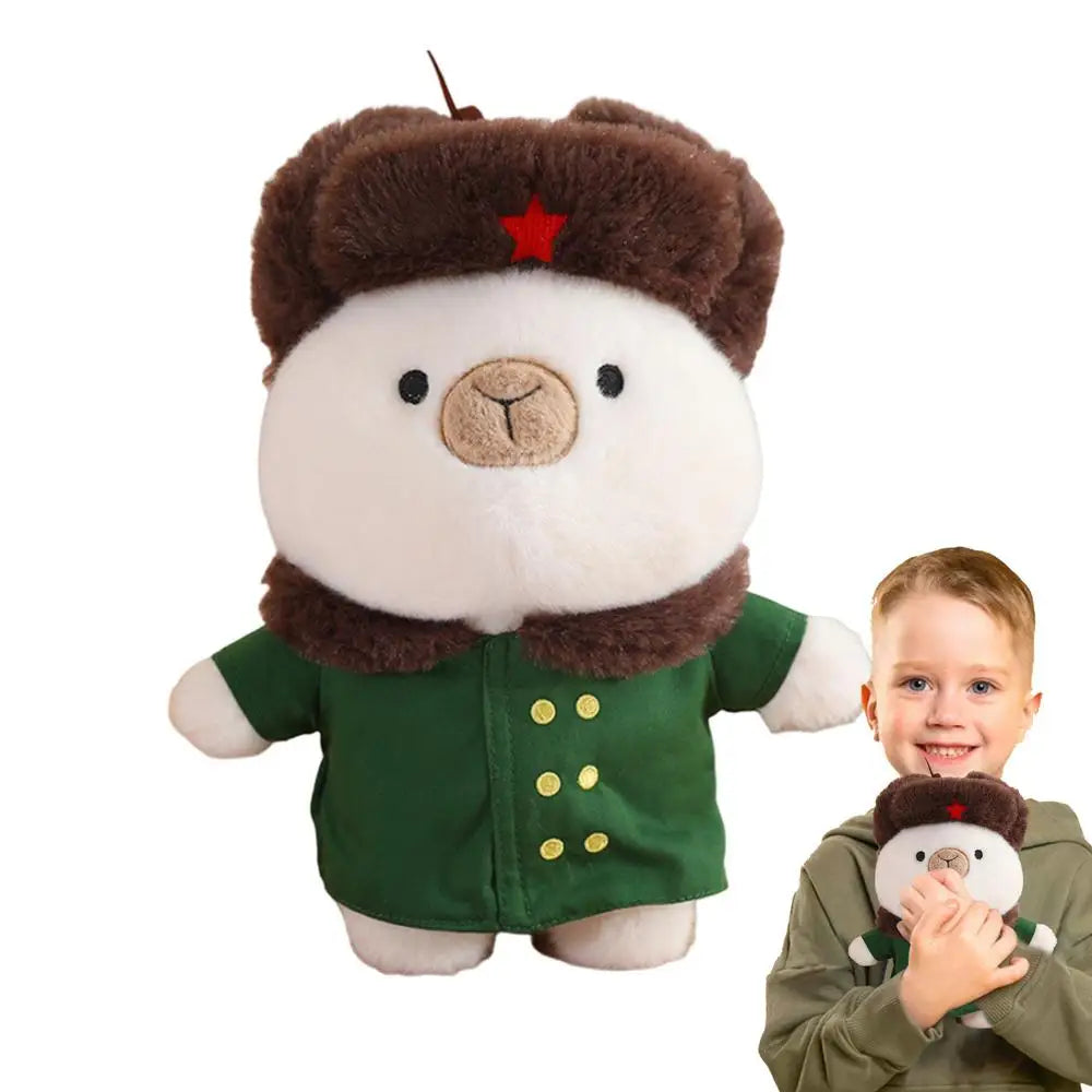 Cute Capybara Stuffed Animal Plush with Coat and Hat | Adorbs Plushies