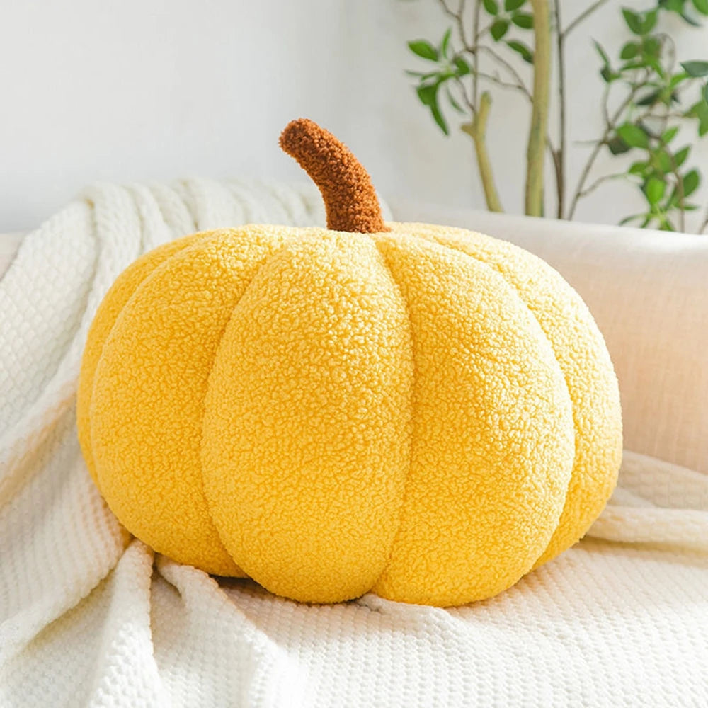 Pumpkin Plush Throw Pillow | Food Stuffed Toy | Adorbs Plushies