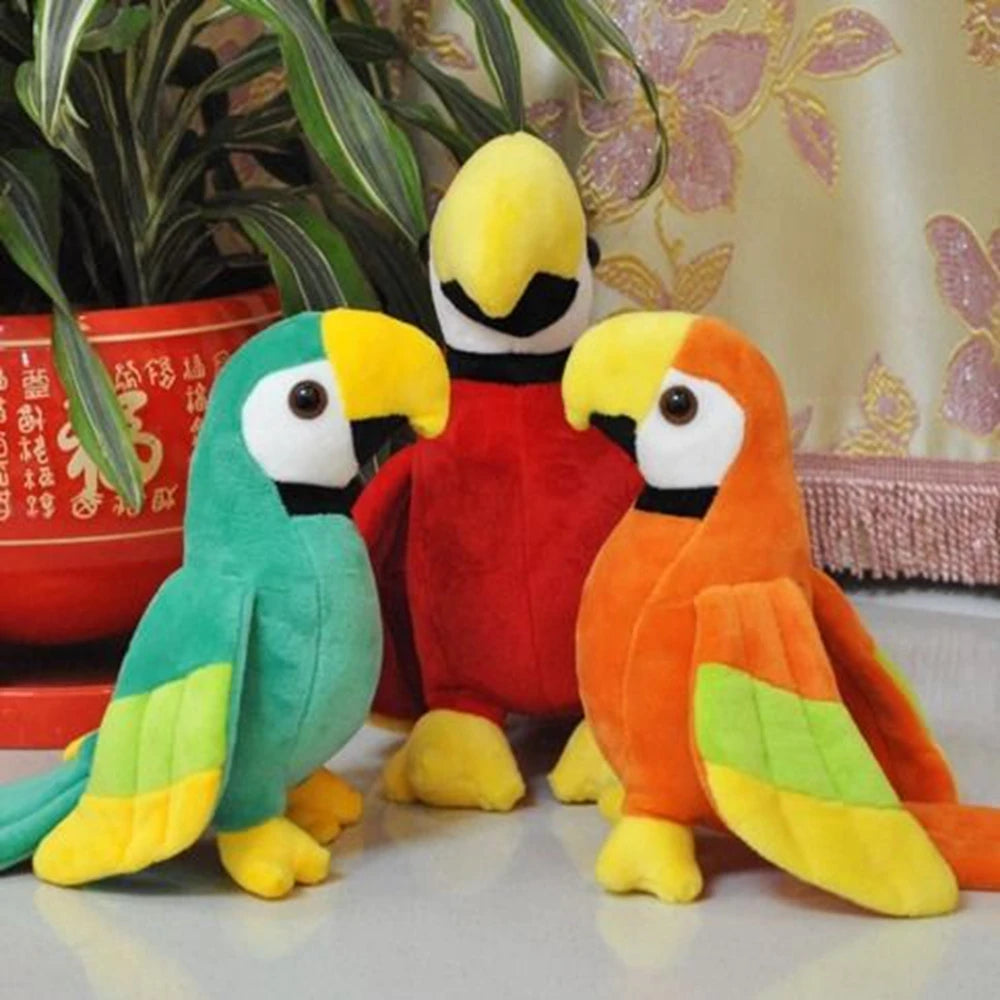 Parrot Plush Toy | Colorful Wings Cute Stuffed Bird | Adorbs Plushies"