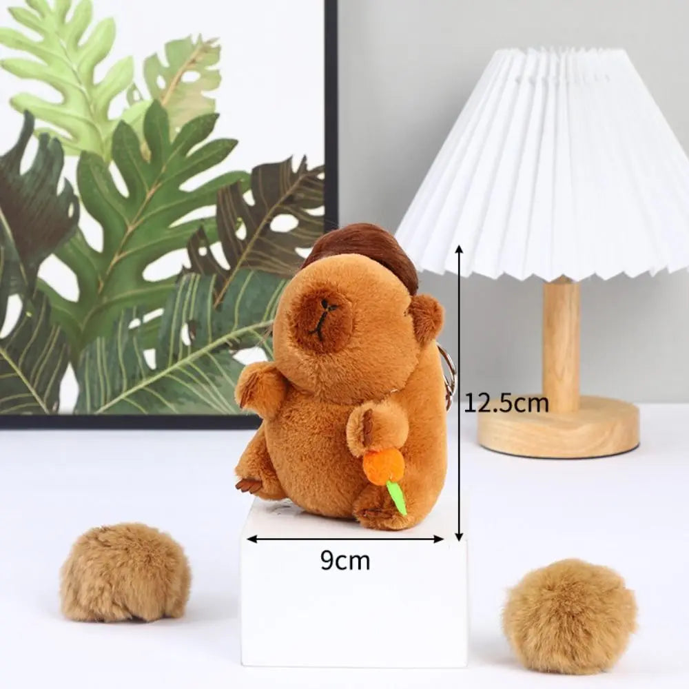 Cute Capybara Plush Keychain - Turtle | Adorbs Plushies