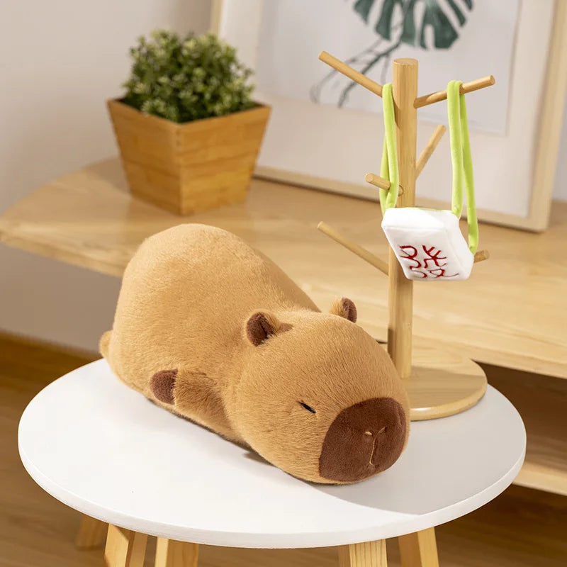 Mahjong Capybara Plush - Cute Cuddly Throw Pillow | Stuffed Animals & Plushies | Adorbs Plushies