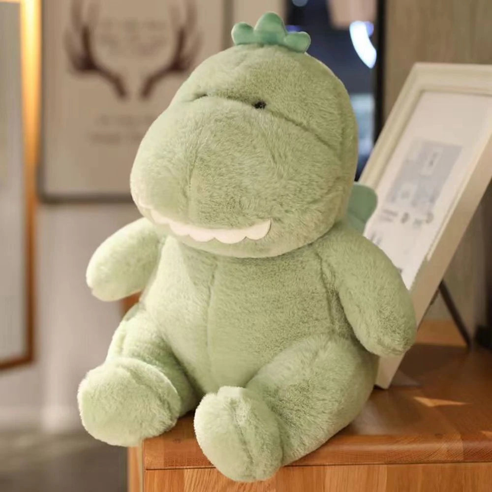 Green Dinosaur Plushie | Cute Stuffed Animal for Kids | Adorbs Plushies