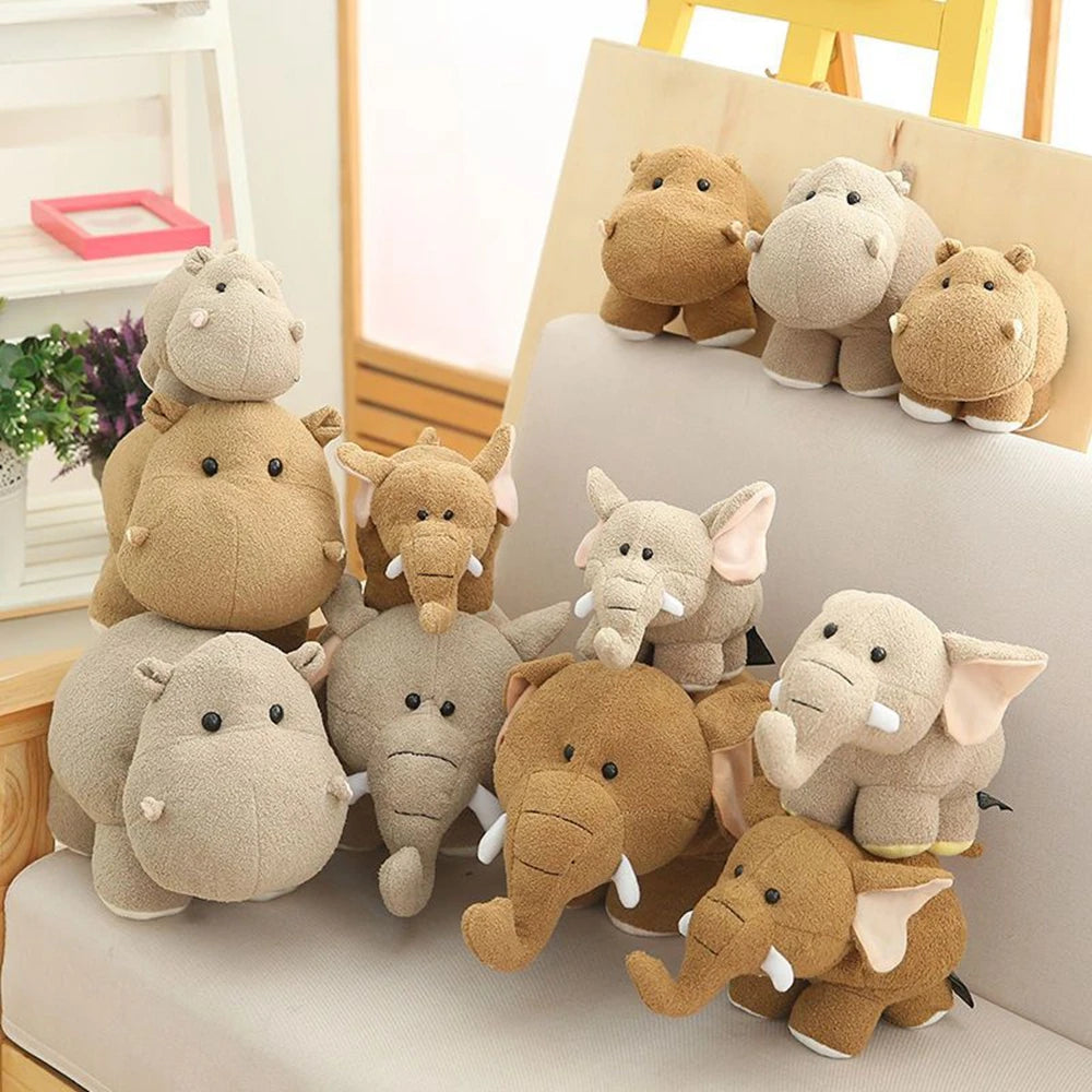 Cute Hippo & Elephant Plushies for Kids | Adorbs Plushies