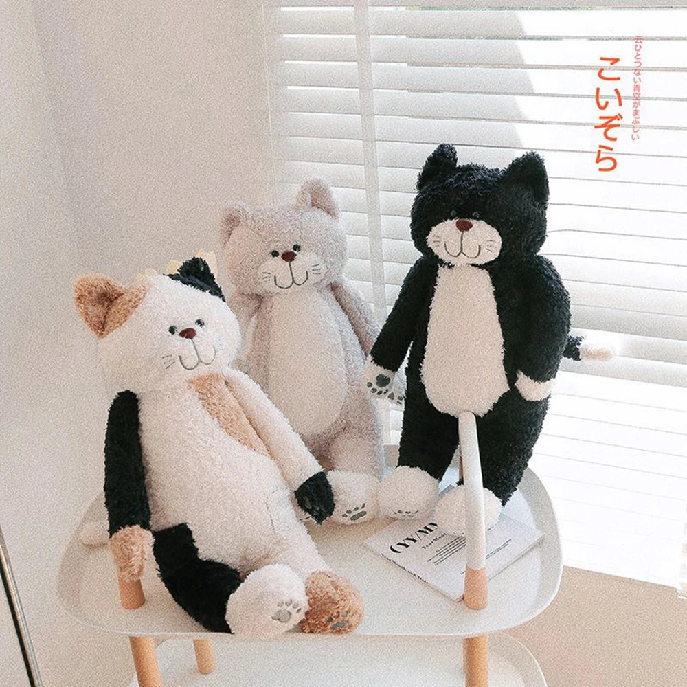Kawaii Tea Rice Cat Plush Pillow | Stuffed Animal Teddy Bear | Adorbs Plushies