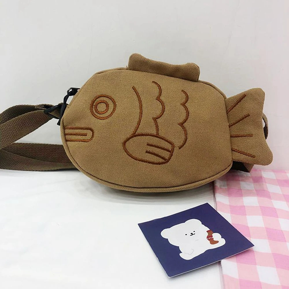 Cartoon Fish Plush Crossbody Bag | Cute Stuffed Animal Bag | Adorbs Plushies