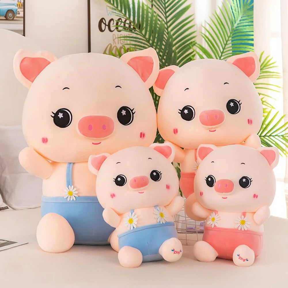 Cute Piglet Plush Toy with Flower Strap | Perfect Gift for Kids | Adorbs Plushies