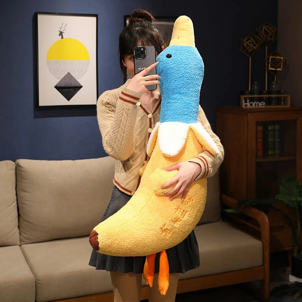 Blue Head Duck Plush | Banana Body Combination | Adorbs Plushies