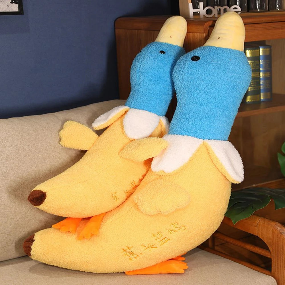 Blue Head Duck Plush | Banana Body Combination | Adorbs Plushies