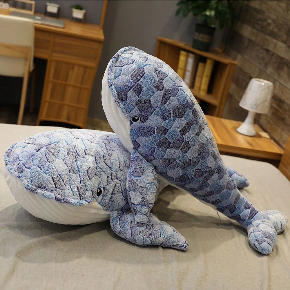 Cotton Whale Plush | Soft Sea Creature Throw Pillow | Adorbs Plushies