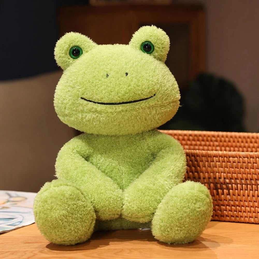 Happy Frog Plush Toy | Comforting Stuffed Animal for Sleep & Gifts | Adorbs Plushies