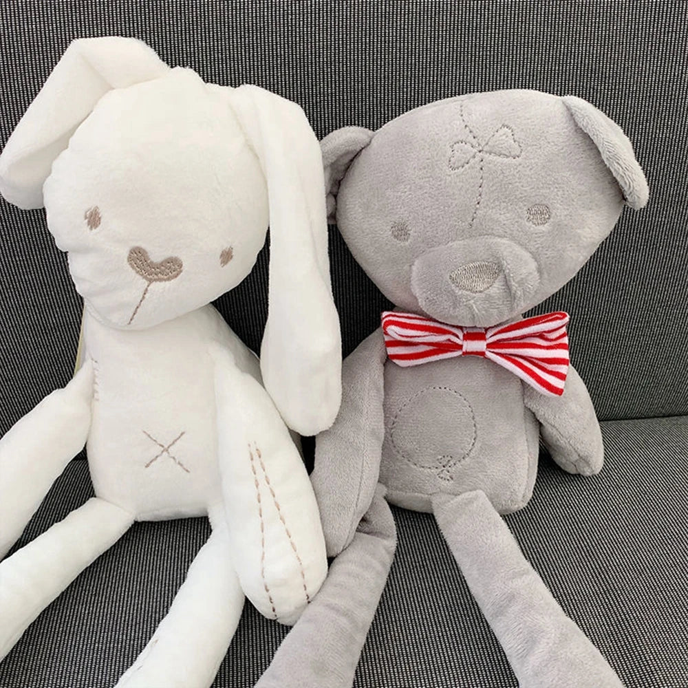 Gray Bunny Rabbit Plushie | Cute Stuffed Animal Gift | Adorbs Plushies