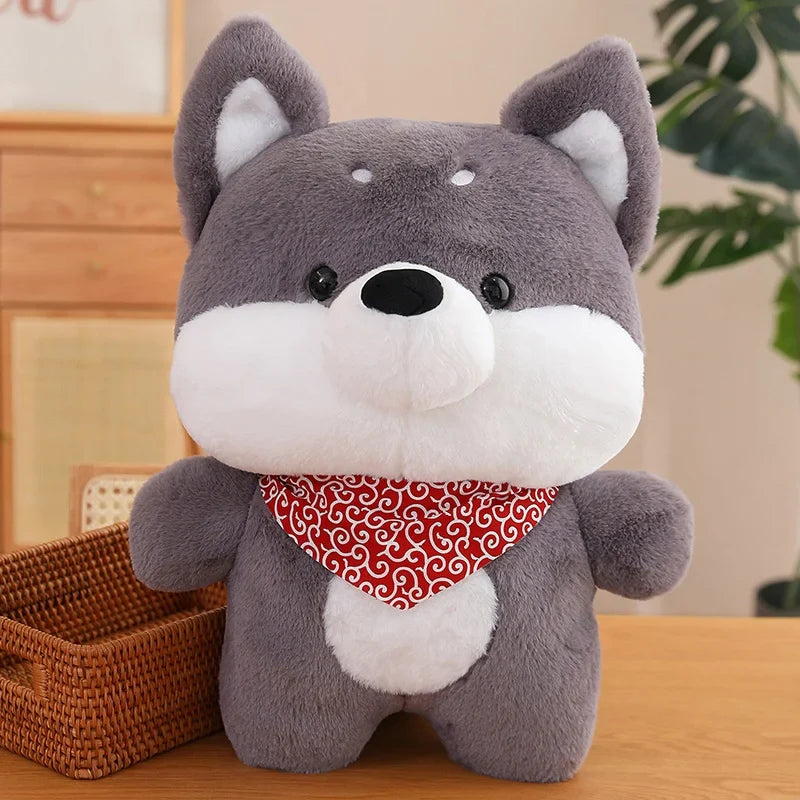 Shiba Inu Dog Plushie - Soft Hug Cushion for Kids