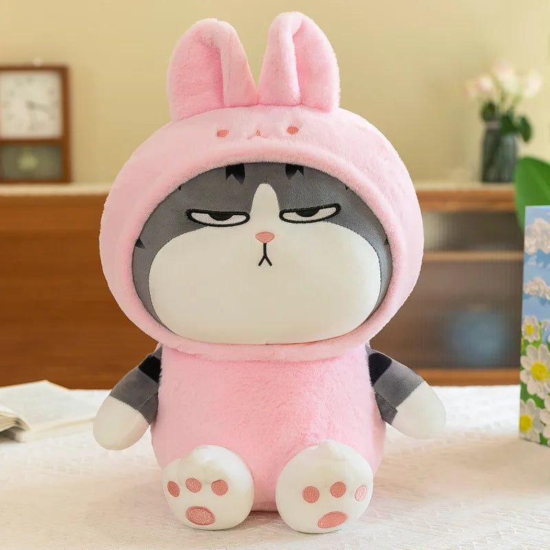 Cosplay Animal Plush Toy - Pig Frog Panda Cat Bunny Toy