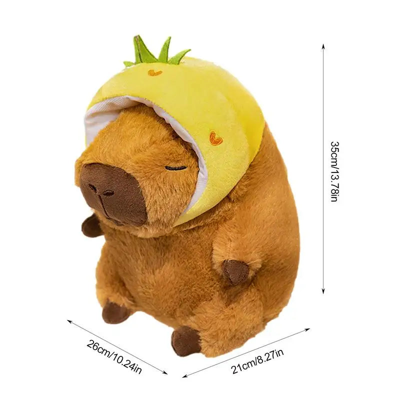 Pumpkin head Cute Capybara Plushie | Adorbs Plushies