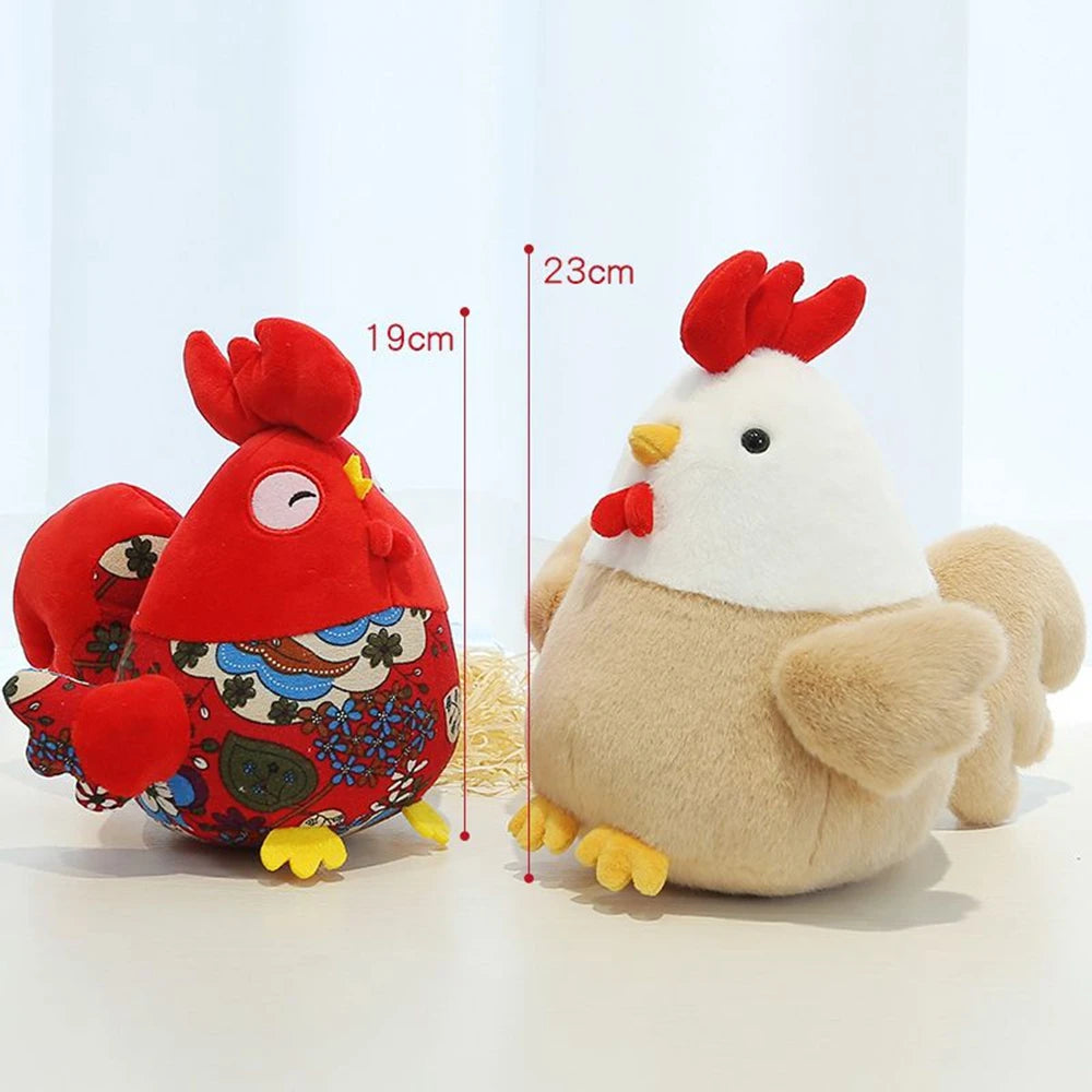 Cute Chicken Plush Doll | Soft Stuffed Animal Hen Toy | Adorbs Plushies