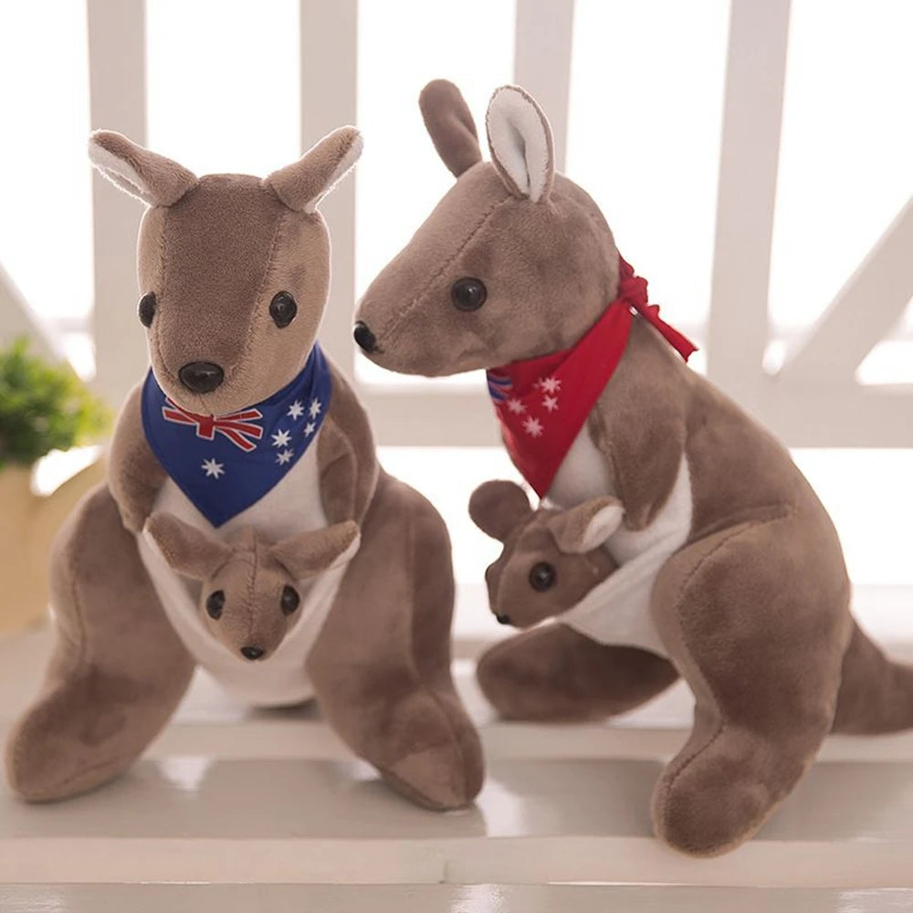 Australian Kangaroo Plush Toy with Baby | Stuffed Animal | Adorbs Plushies