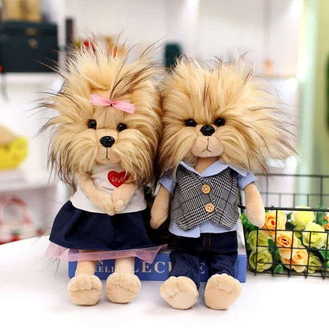 Yorkshire Dog Plush Toy - Realistic Stuffed Puppy Doll | Stuffed Animals & Plushies | Adorbs Plushies