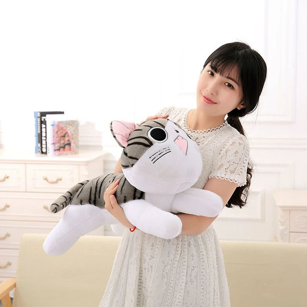 Cat Plush Pillow | Soft Stuffed Animal Toy for Kids | Adorbs Plushies