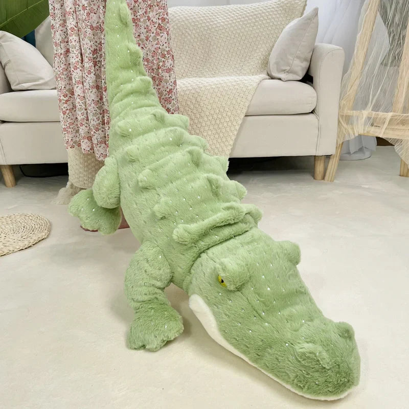 Giant Crocodile Plush Toy - Soft Lazy Alligator Pillow