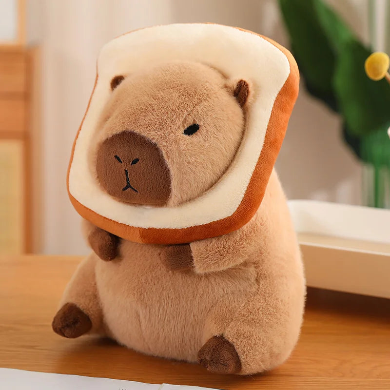 Costumed Capybara Plushie - Vegetable Hoodie Toy