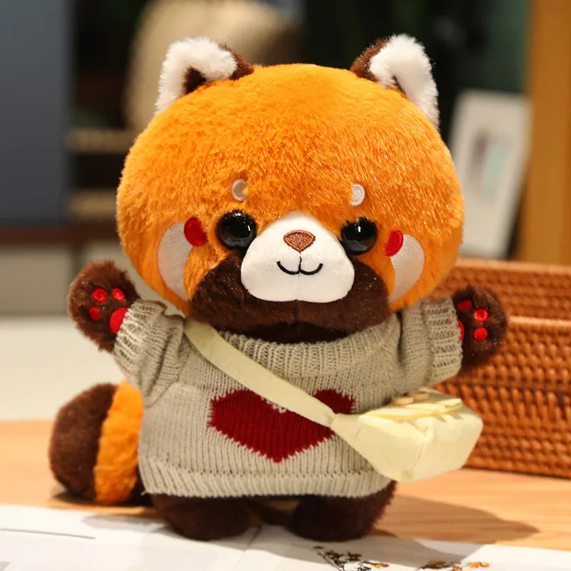 Raccoon & Red Panda/Fox Cosplay Plush - Kids Birthday Toy