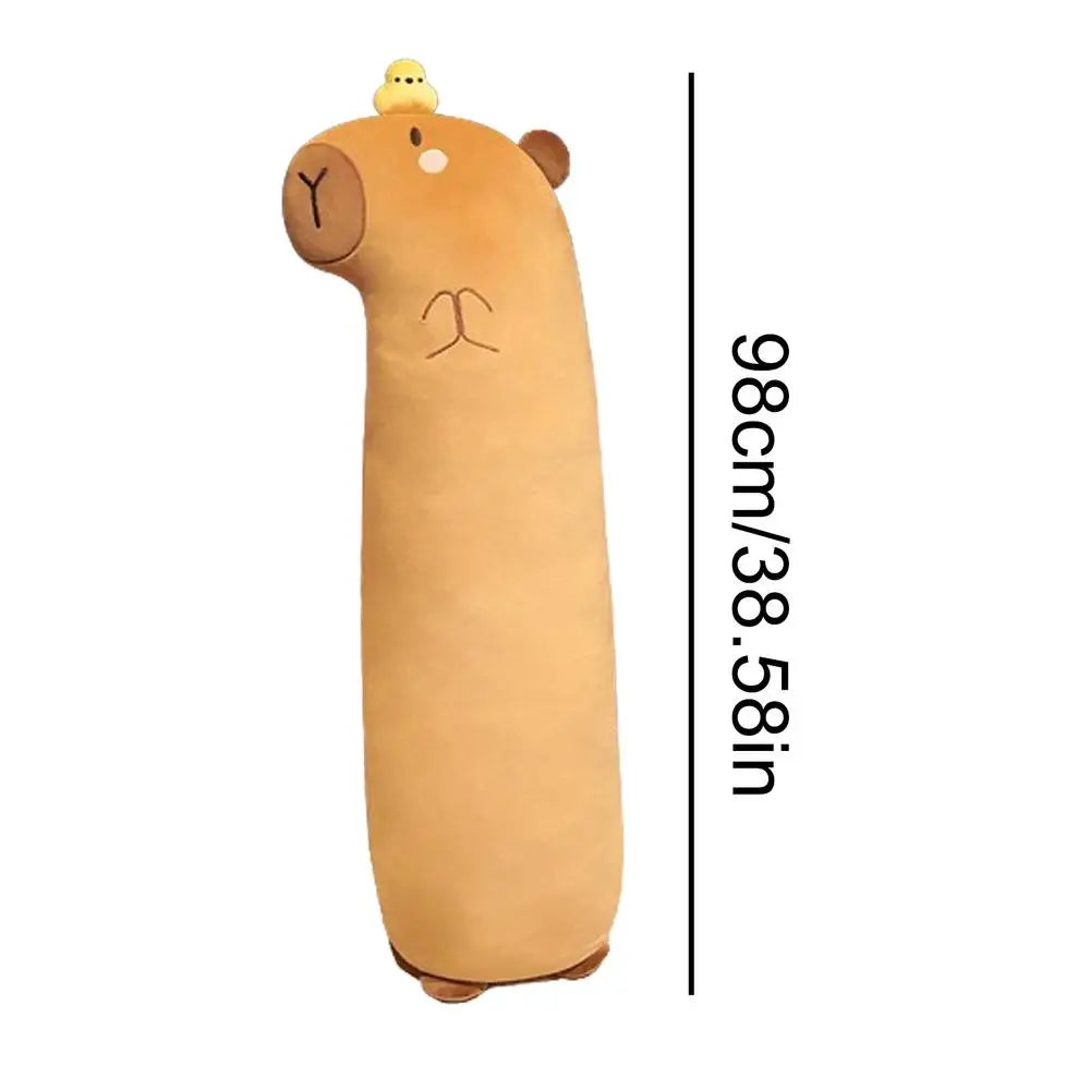 Long Snuggly Capybara Plush Body Pillow | Adorbs Plushies