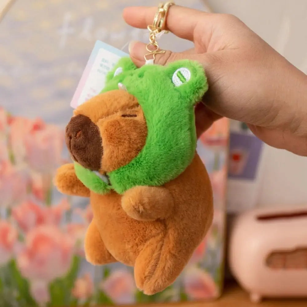 Capybara Plush Keychain with Turtle Backpack - Cute Stuffed Animal | Adorbs Plushies