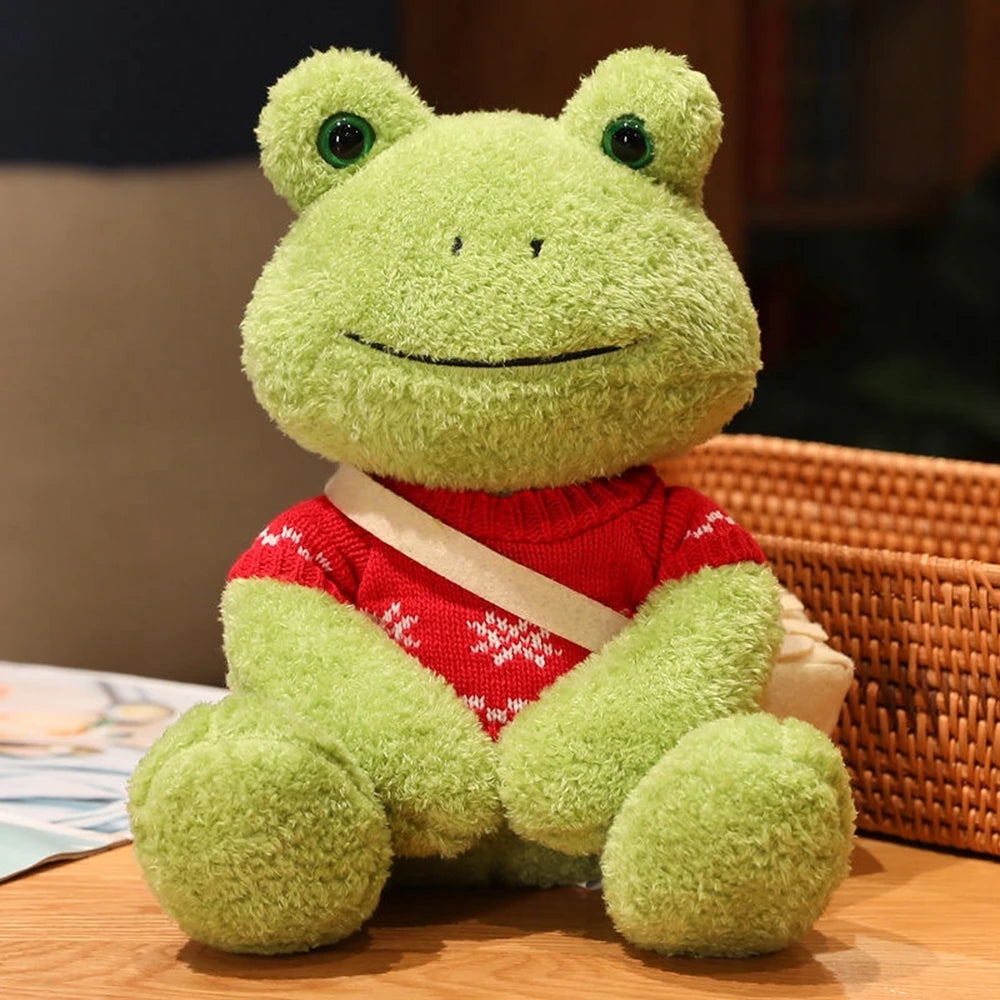 Happy Frog Plush Toy | Comforting Stuffed Animal for Sleep & Gifts | Adorbs Plushies