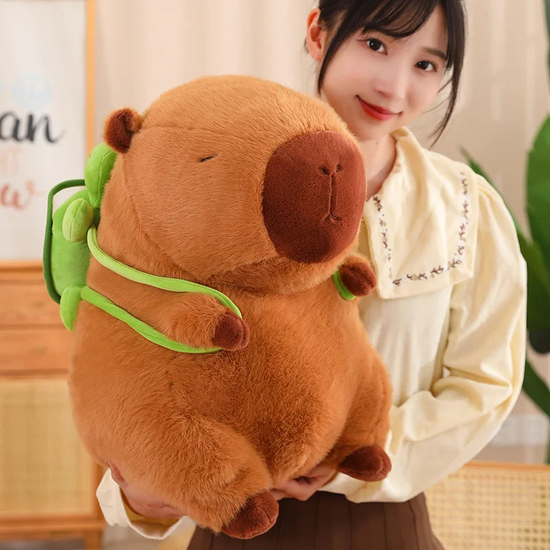 Capybara Plush Toy with Turtle Backpack and other Accessories | Adorbs Plushies