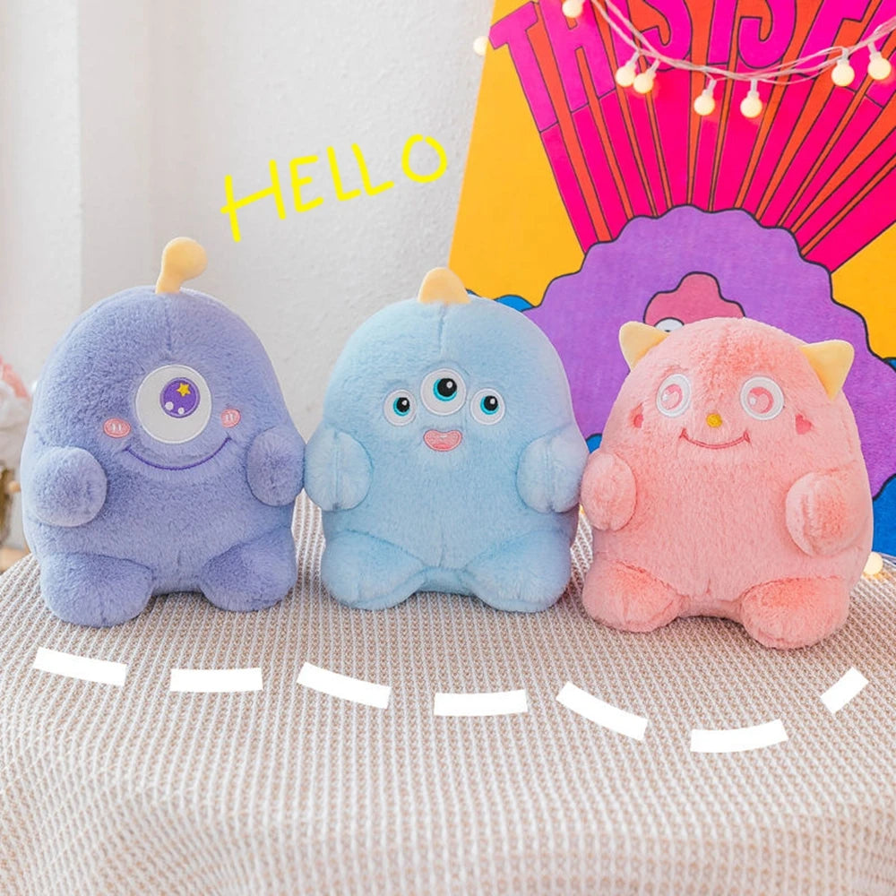 Little Monster Plush Toy | Cute Alien Stuffed Animal with Big Eyes | Adorbs Plushies