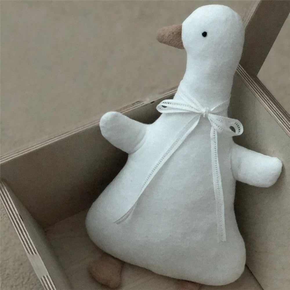 Duck Plush Toy | Korean Baby Soothing Sleep White Doll | Adorbs Plushies