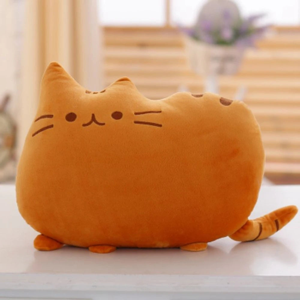 Large Cat Throw Pillow Plush | Creative Sleeping Pillow Sofa Cushion | Adorbs Plushies