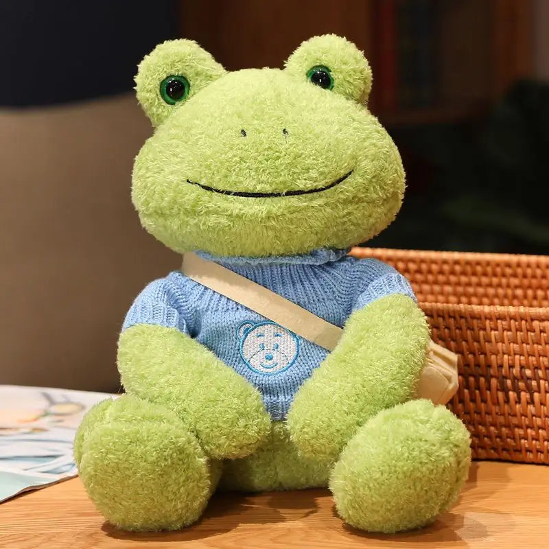 Happy Frog Plush Toy | Comforting Stuffed Animal for Sleep & Gifts | Adorbs Plushies