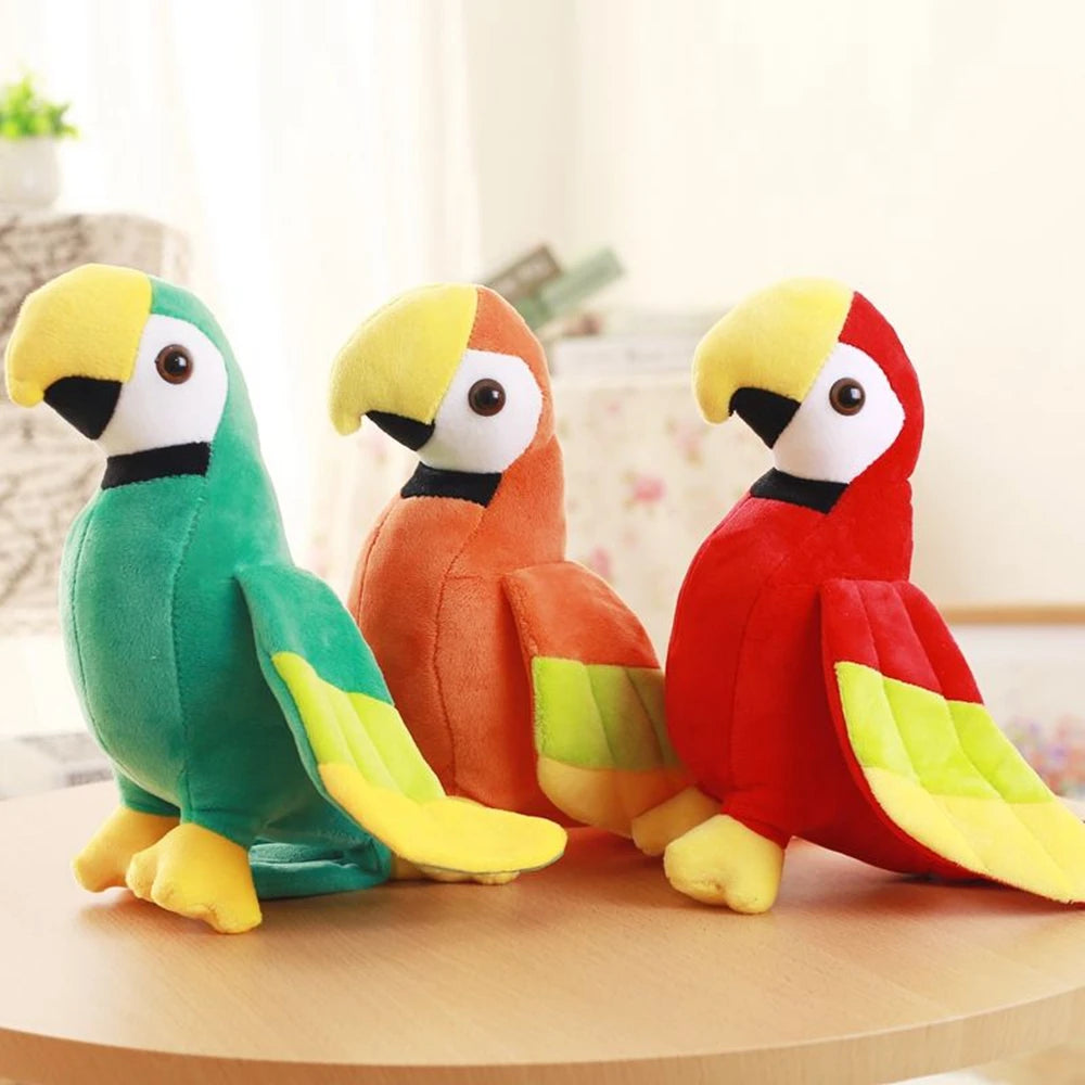 Parrot Plush Toy | Colorful Wings Cute Stuffed Bird | Adorbs Plushies"