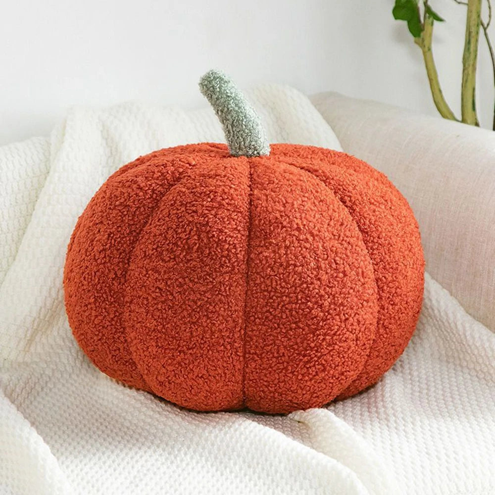 Pumpkin Plush Throw Pillow | Food Stuffed Toy | Adorbs Plushies