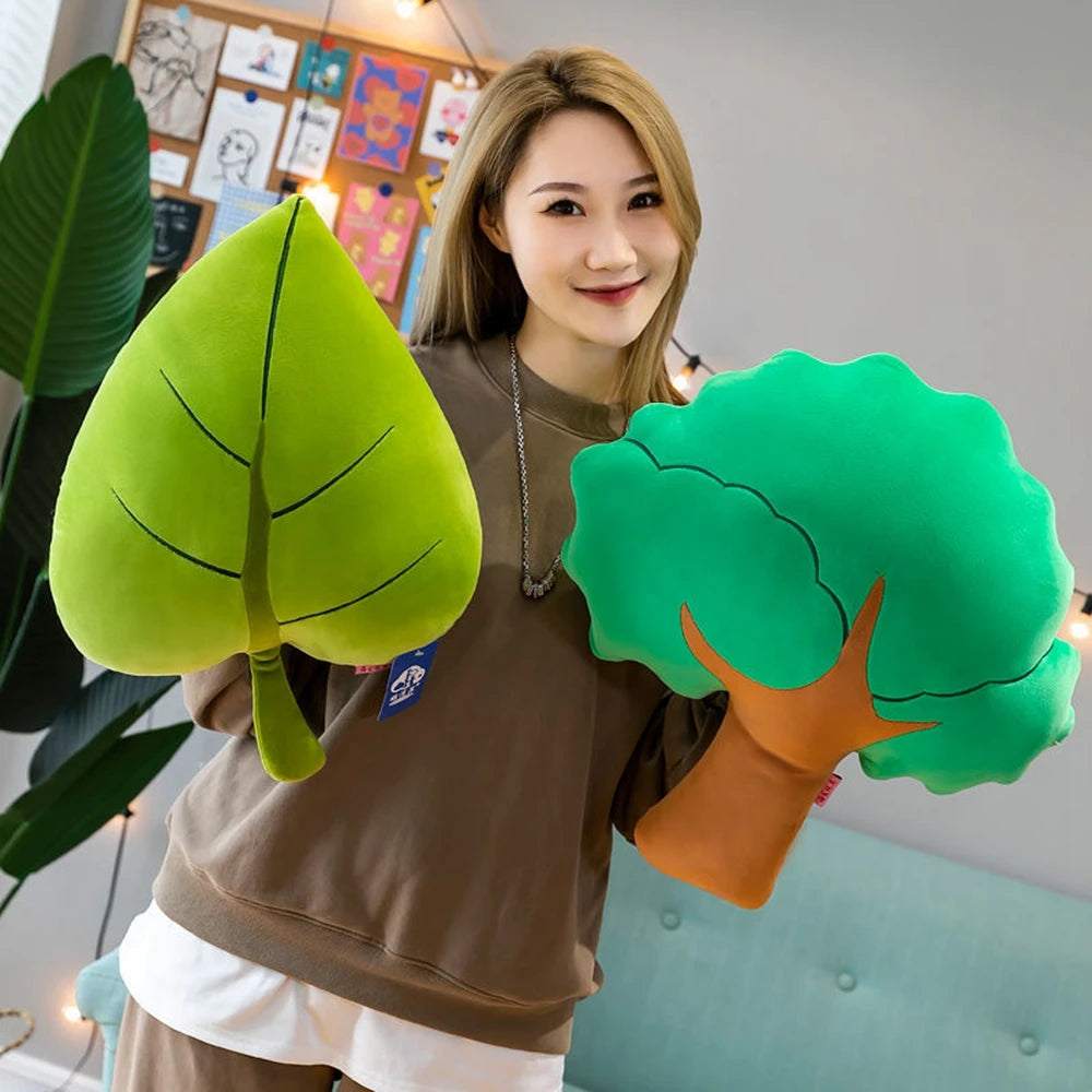 Leaf Throw Pillow Plush Toy | Plushie Pillow | Adorbs Plushies