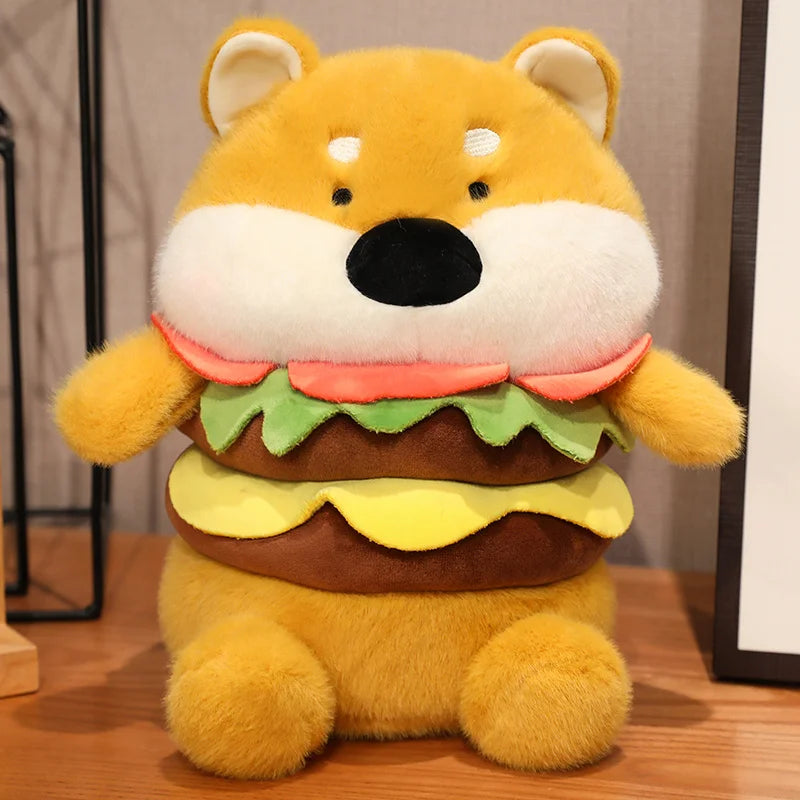 Hamburger Capybara & Food Plushie - Unique Cushion Toy | Stuffed Animals & Plushies | Adorbs Plushies