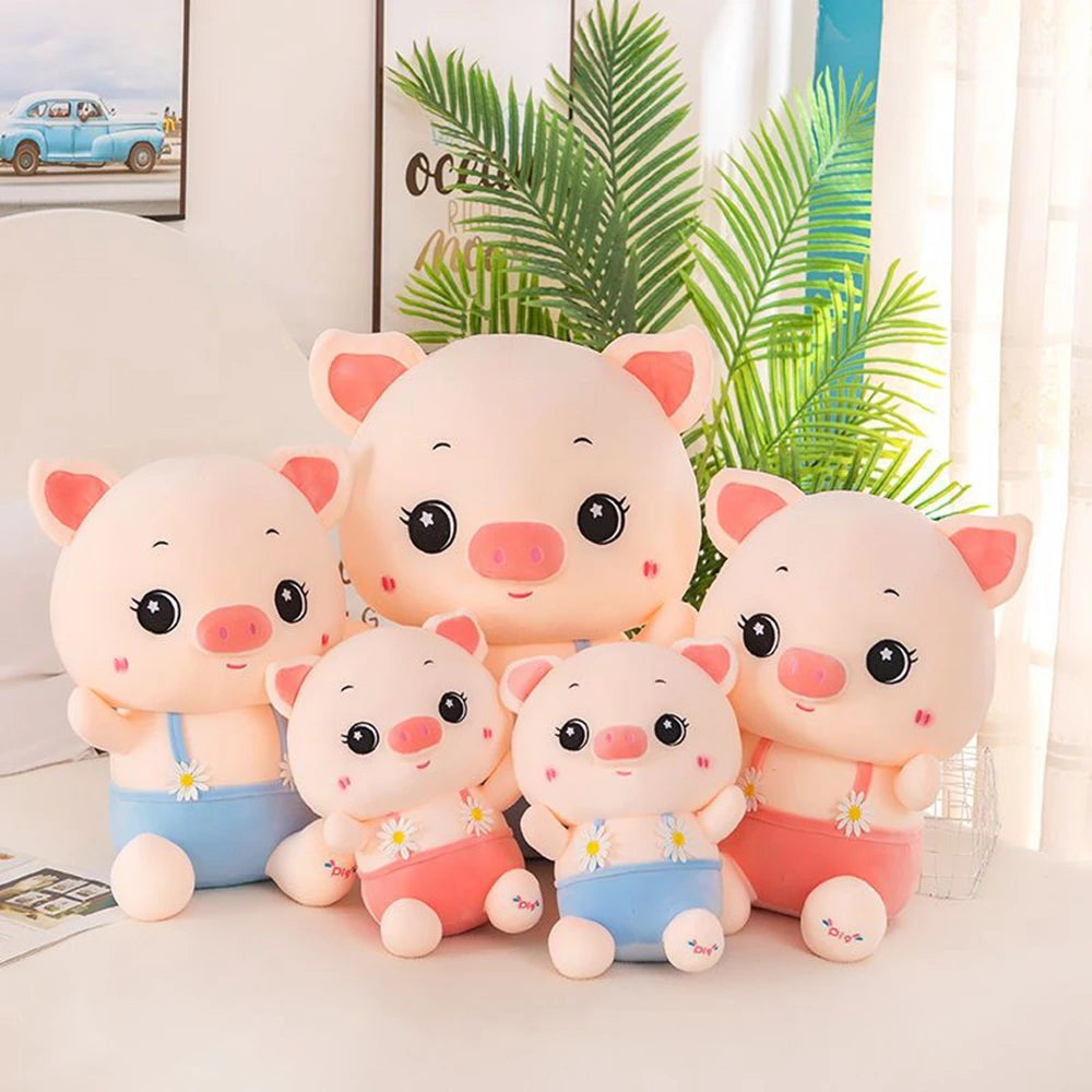 Cute Piglet Plush Toy with Flower Strap | Perfect Gift for Kids | Adorbs Plushies