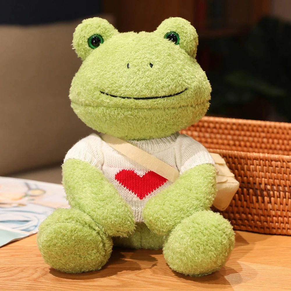 Happy Frog Plush Toy | Comforting Stuffed Animal for Sleep & Gifts | Adorbs Plushies