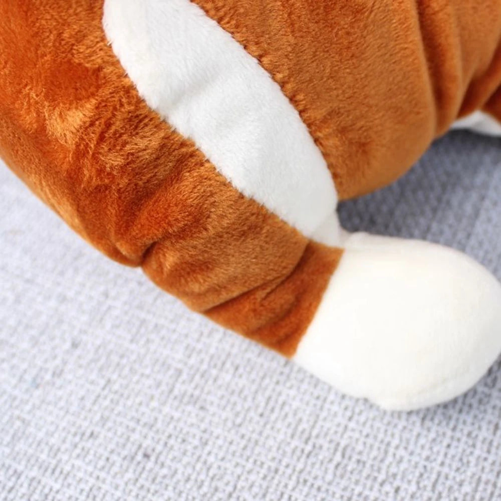 Cute Bulldog Plush Toy | Sleeping Posture Pet Plushies | Adorbs Plushies