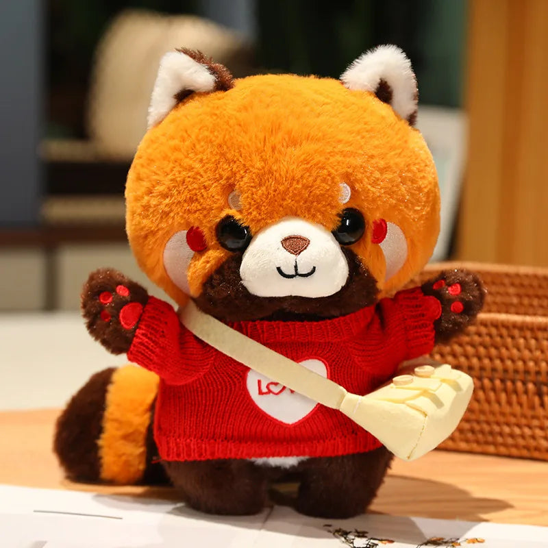 Raccoon & Red Panda/Fox Cosplay Plush - Kids Birthday Toy