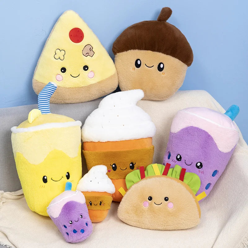 Hamburger Capybara & Food Plushie - Unique Cushion Toy | Stuffed Animals & Plushies | Adorbs Plushies