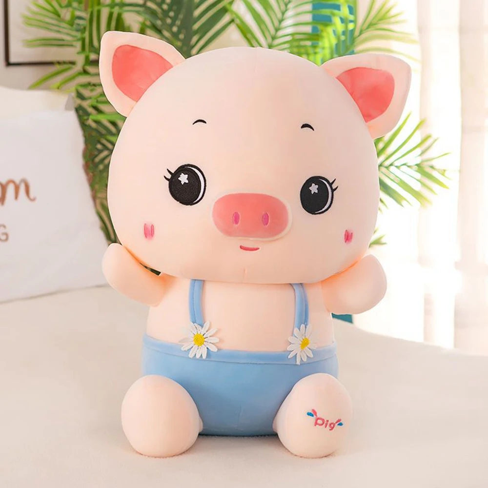 Cute Piglet Plush Toy with Flower Strap | Perfect Gift for Kids | Adorbs Plushies