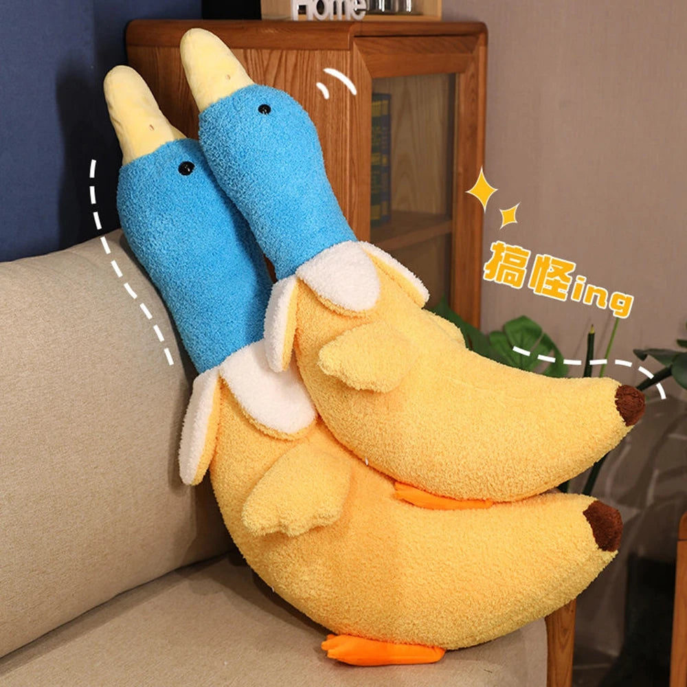 Blue Head Duck Plush | Banana Body Combination | Adorbs Plushies