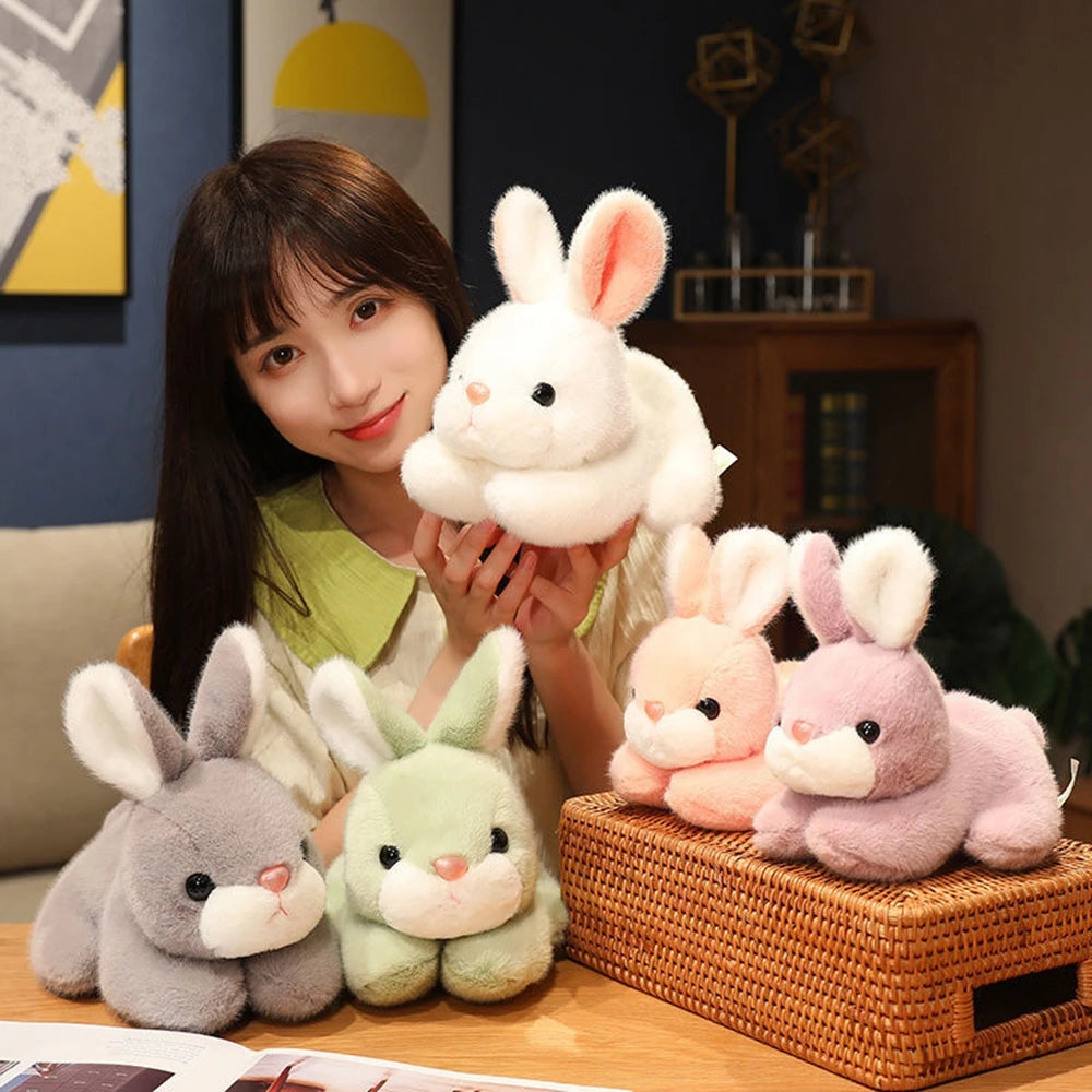 Cute Exquisite Small White Rabbit Plush Toy | Mascot Furry Animal Doll | Adorbs Plushies