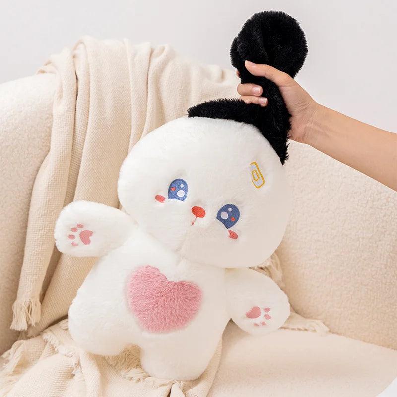 White Dog & Cartoon Plushies - Soft Cushion for Kids | Stuffed Animals & Plushies | Adorbs Plushies