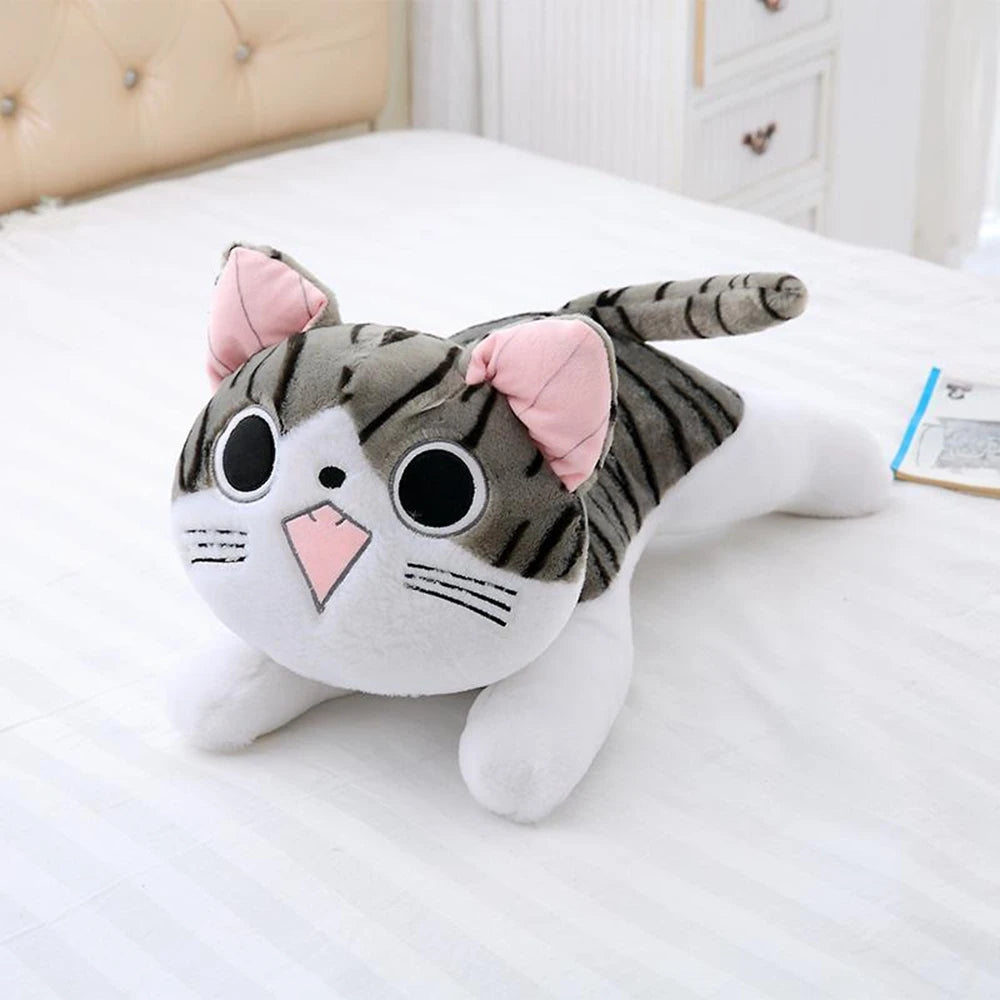 Cat Plush Pillow | Soft Stuffed Animal Toy for Kids | Adorbs Plushies