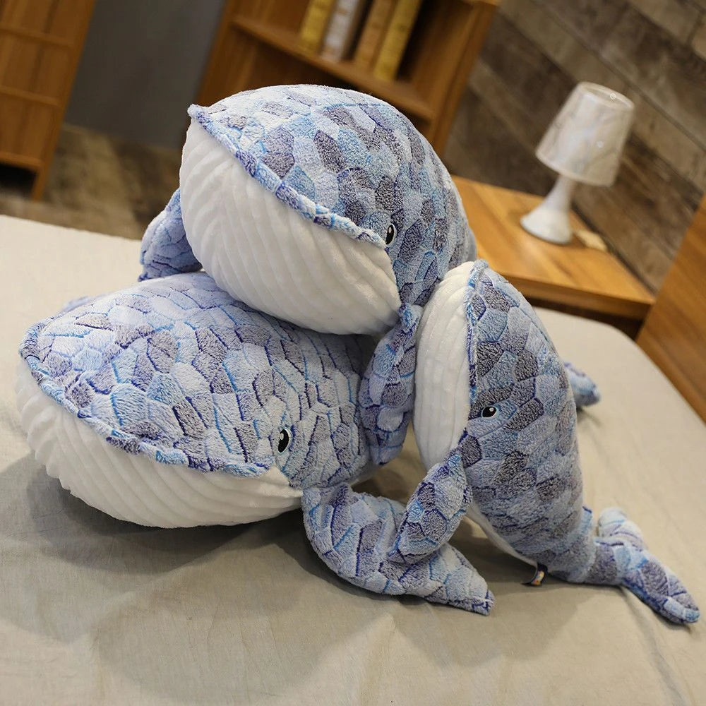 Cotton Whale Plush | Soft Sea Creature Throw Pillow | Adorbs Plushies