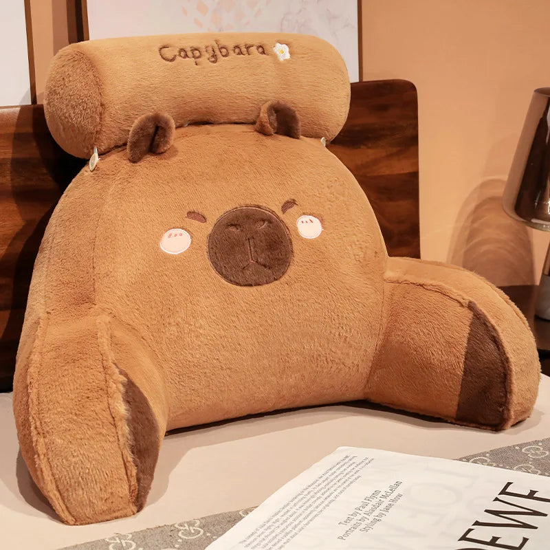 Huge Capybara Plush Pillow - Cute Stuffed Animal Sofa Cushion | Adorbs Plushies